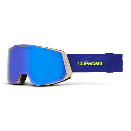 100% Snowcraft Hiper Goggle - Dusty; Mirror Blue